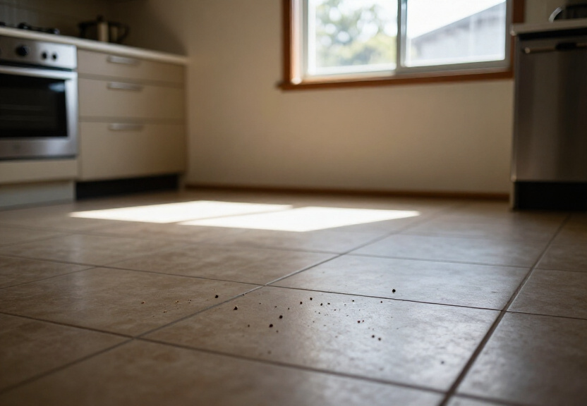 Spider-free storage area in Waitara after treatment